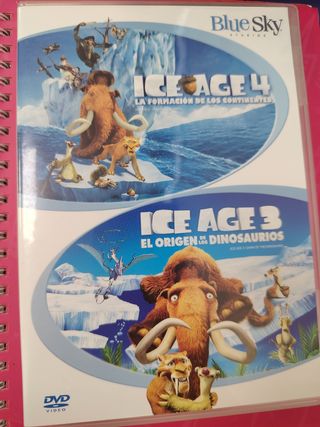 DVDs Ice Age 3 y 4 (Español)