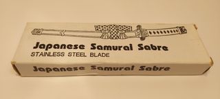 Espada Katana Samurai japonesa a escala.