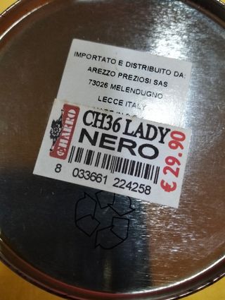 Orologio "EL CHARRO" donna - nero, argento