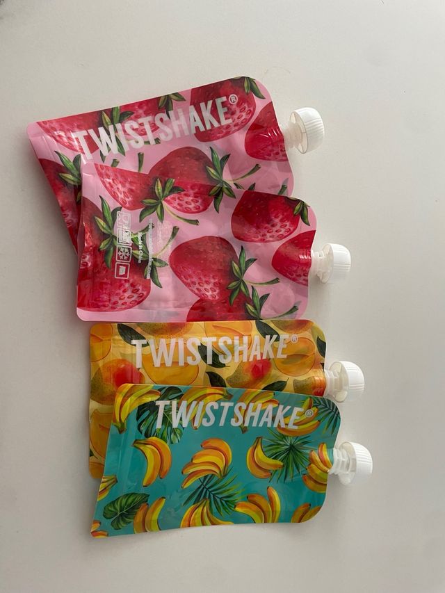4 Bolsas Twistshake para batidos
