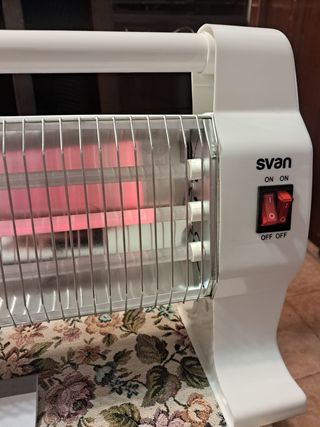 ESTUFA ELÉCTRICA BAJO CONSUMO BLANCO SVAN