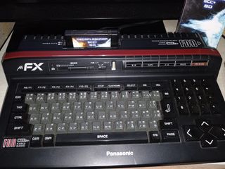 MSX 2 + PANASONIC A1FX ampliado y restaurado