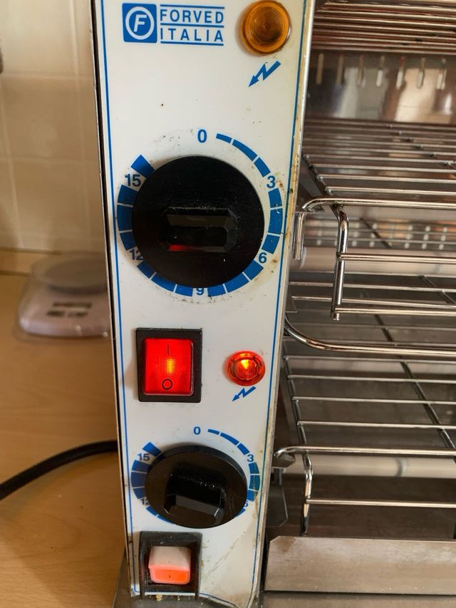 Tostiera professionale doppia Marca Forved