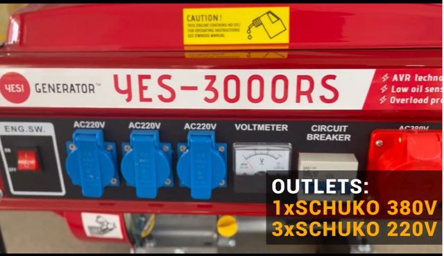 GENERADOR DE GASOLINA