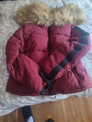 Chaqueta roja mujer talla4 cuello quita y pon