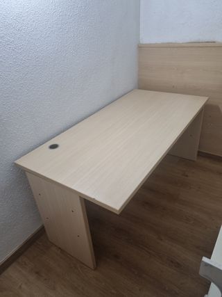 Mesa escritorio oficina 1,6m color haya