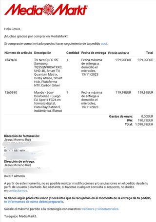 TV Samsung 4K 55" TQ55QN90CATXXC - NEGOCIABLE