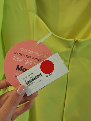 Vestido midi amarillo - Fiesta