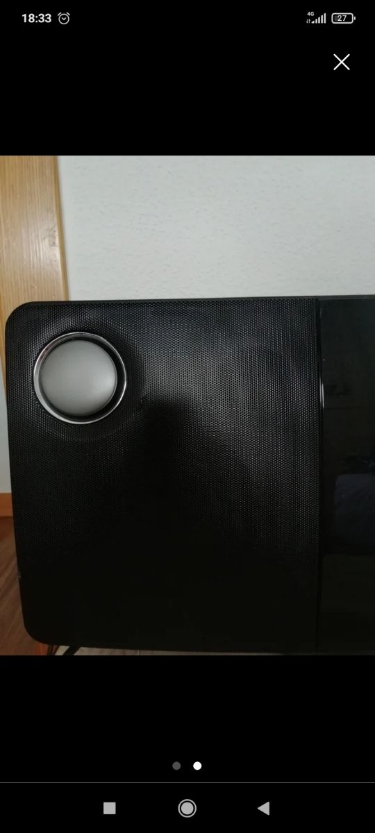 Mini impianto audio Philips nero