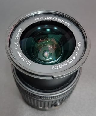 Objetivo Nikon AF-P NIKKOR 18-55mm f/3.5-5.6G VR