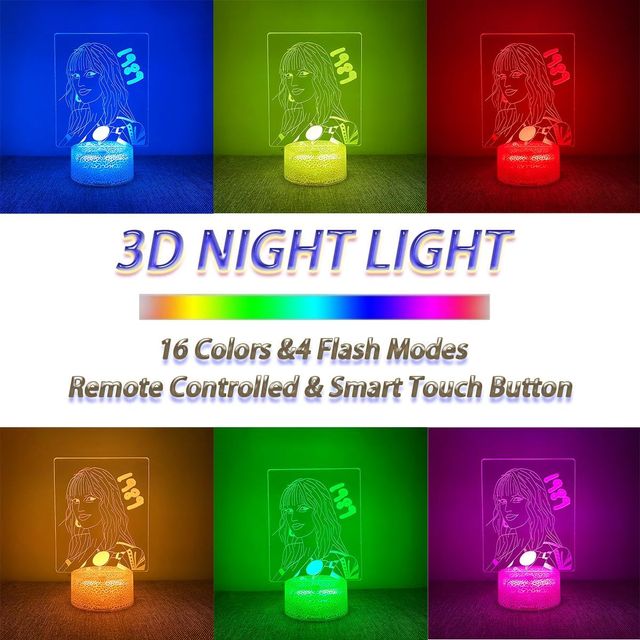 NOVITÀ - Luce notturna 3d, luce notturna per bambini, TS