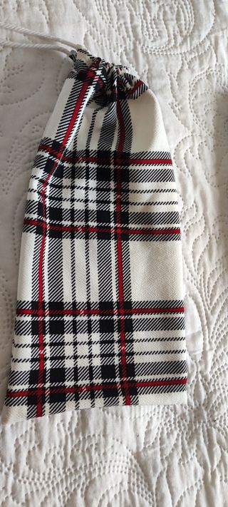 2 organizadores de maletas a cuadros