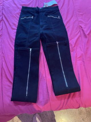 Pantalones Zara negros -talla 34