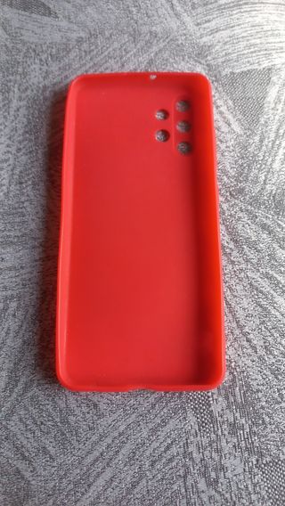 Custodia silicone rossa per Android A32