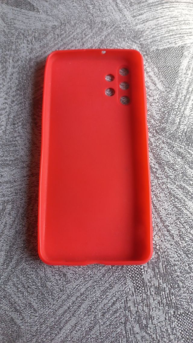 Custodia silicone rossa per Android A32