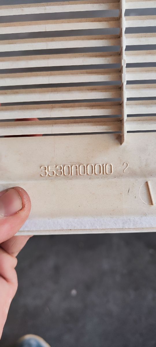 2 Tapas Aire LG - 3530A00010 y 3530A10090