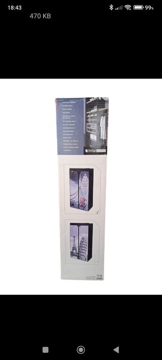 Armario Tela Plegable - 75x45xH160cm