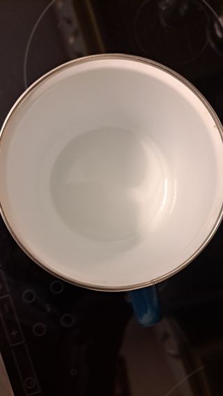 Taza metálica azul - Nueva