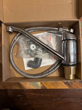 Rubinetto bagno cromo lucido