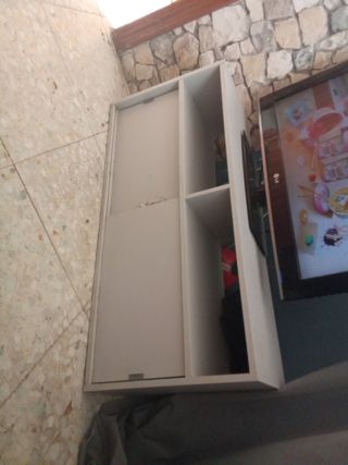 Mueble TV gris - Madera