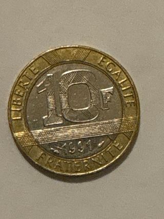 10 Franchi Francia 1991 - FDC