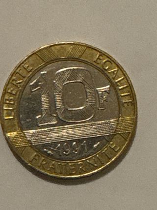 10 Franchi Francia 1991 - FDC