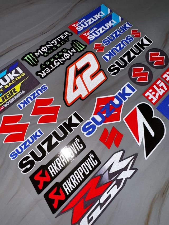 KIT PEGATINAS CARENADO SUZUKI GSX RR DR-Z BANDIT