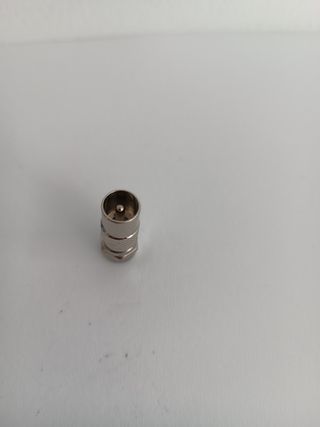 Adaptador F Macho para TV Macho Coaxial (10 UNIDAD