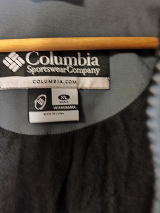 Chaqueta Columbia gris hombre