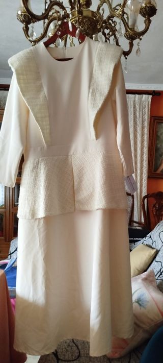 Vestido Mariquita blanco fiesta