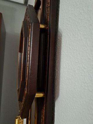 Reloj Pared Madera Tallado