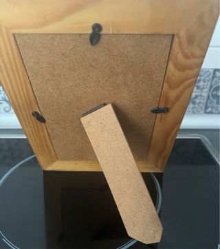 portaretrato Marco madera marrón