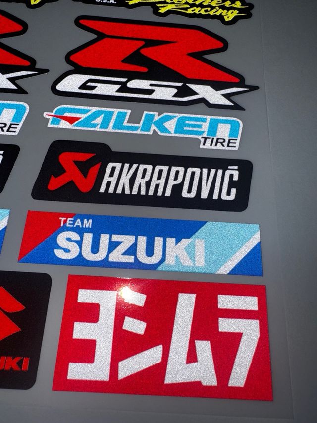 PACK PEGATINAS VINILOS SUZUKI YOSHIMURA GSX R GSV
