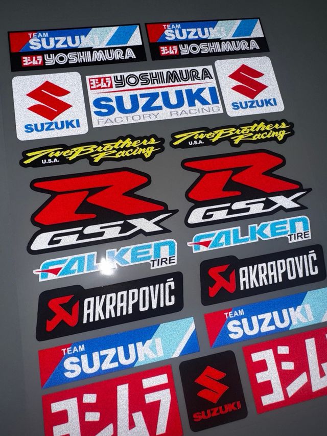 PACK PEGATINAS VINILOS SUZUKI YOSHIMURA GSX R GSV