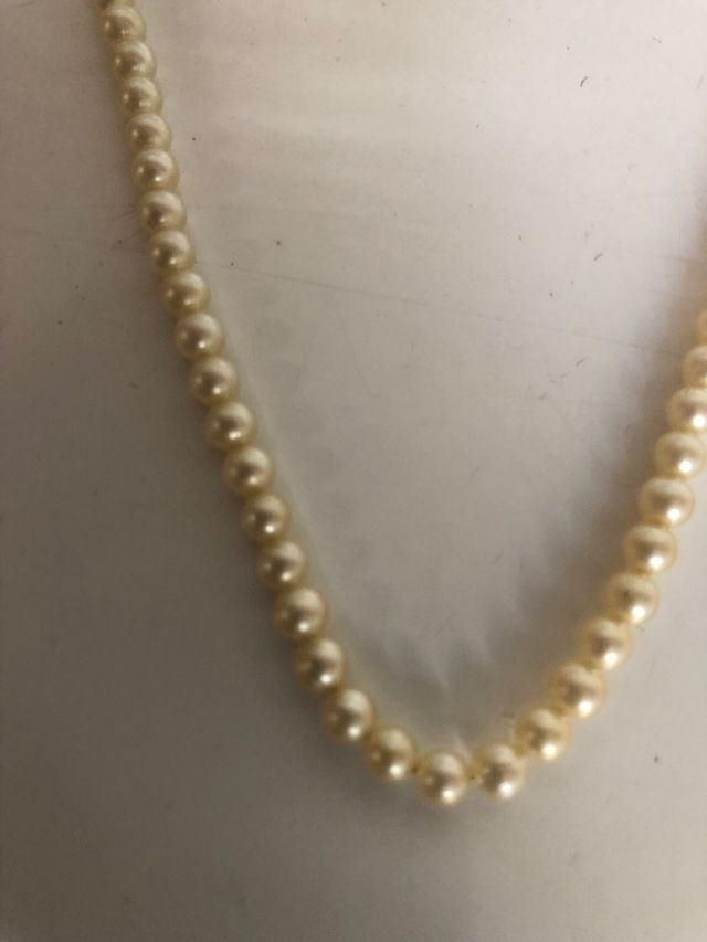 Collar perlas majoricas blanco