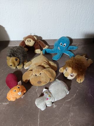 6 Peluche Animali