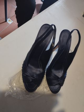 Zapatos fiesta CUORE azules, talla 44