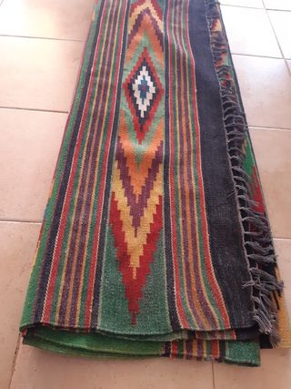 Alfombra Kilim lana 3.6x1.25m