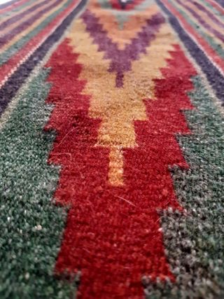 Alfombra Kilim lana 3.6x1.25m
