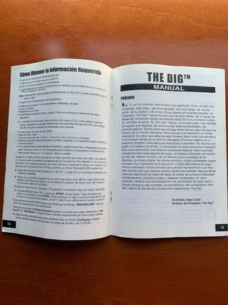 The Dig manual de usuario