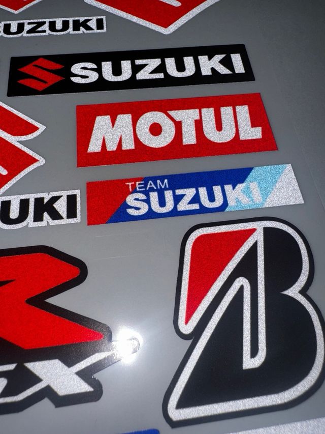 KIT PEGATINAS VINILO MOTO SUZUKI GSX R V-STROM RMZ