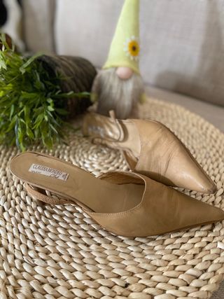 Zapato tacon con punta talla 38