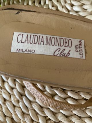 Zapato tacon con punta talla 38