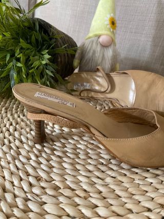 Zapato tacon con punta talla 38