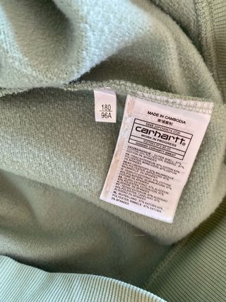 Sudadera Carhartt verde oliva