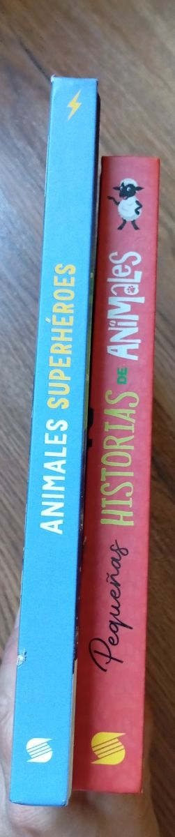 Lote 2 Libros Historias Animales