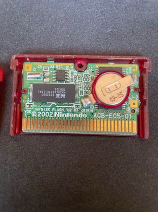 Pokémon edición Rubi Game Boy Advance
