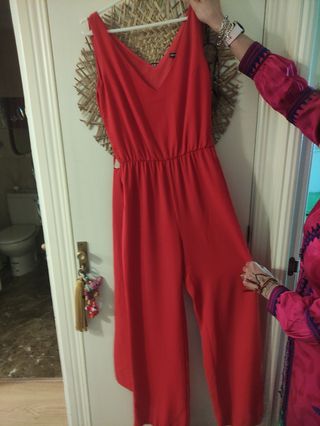 Mono rojo largo - elegante