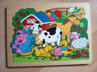 Puzzle Madera Granja