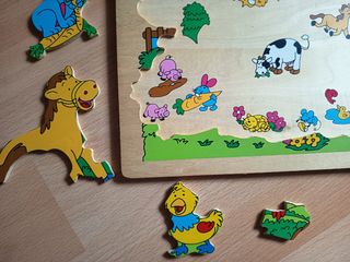 Puzzle Madera Granja
